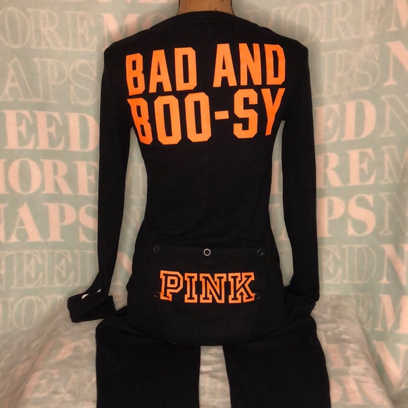 PINK Victoria's Secret Other - ✨VS Pink Bad & Boosy Thermal Onesie✨